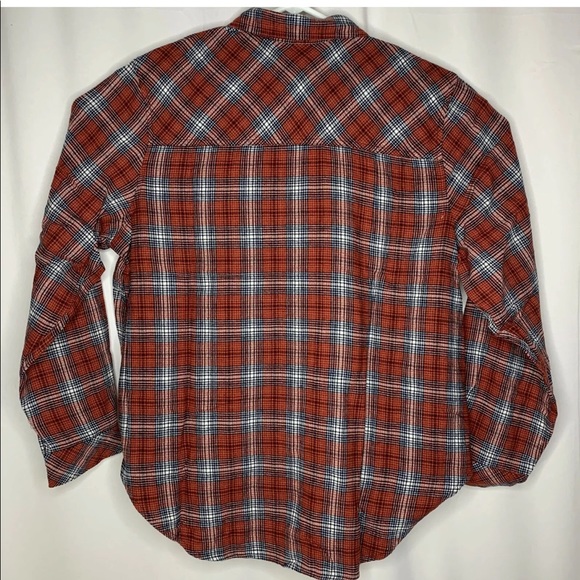 Universal Thread Womens Flannel Shirt 1X Red Plaid - Picture 7 of 8